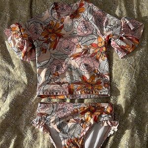 Janie and jack 2pc toddler swim set